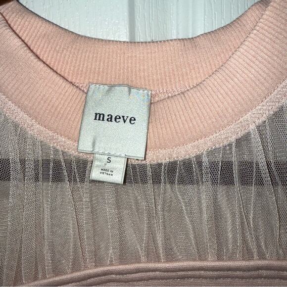 Maeve Chic Sheer Puff Sleeve Top - Picture 6 of 7